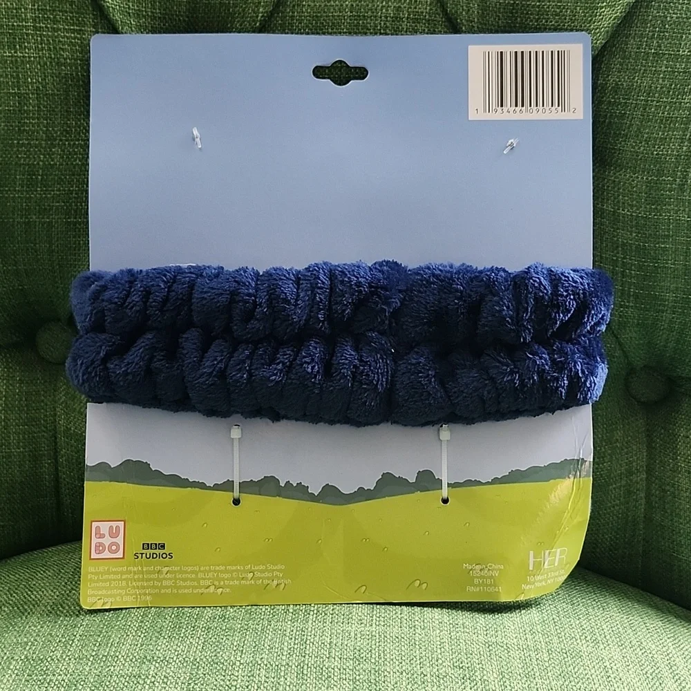 Disney Bluey Plush Headband and Wristband Set